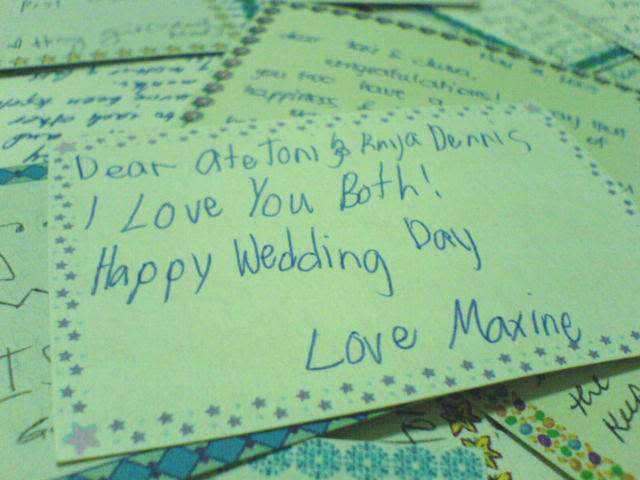 From my then 8-year-old cousin Maxine
