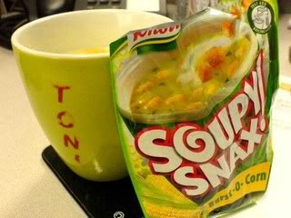 Soupy Snax's Burst of corn is yummy!