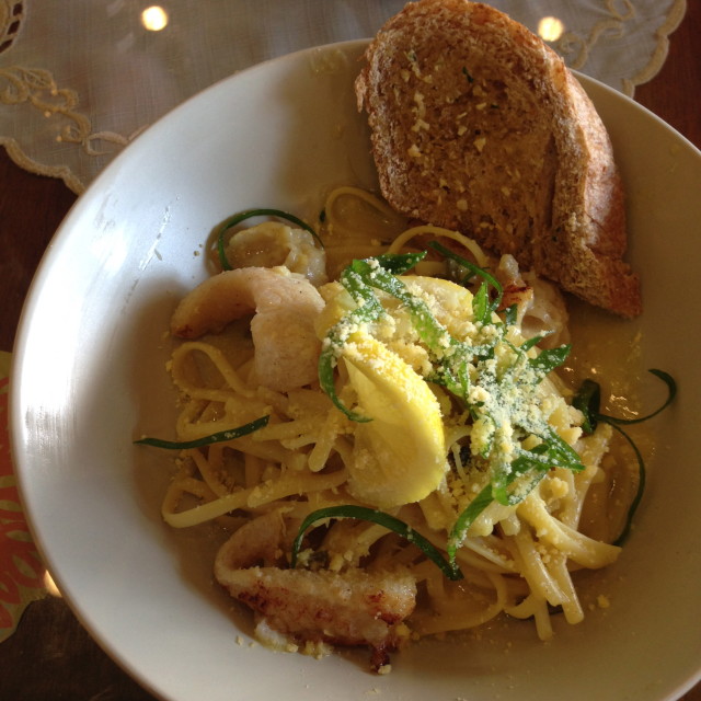 Leek and Saffron with Fillet of Cream Dory