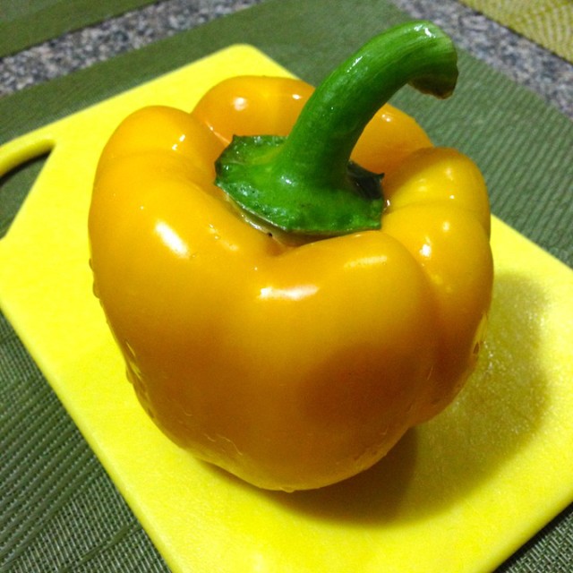 Roasted Yellow Bell Peppers
