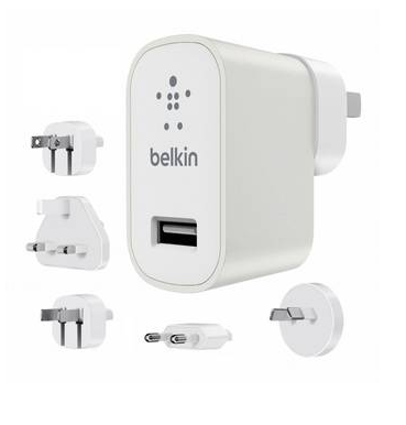 Belkin 2.4A Universal Charger Kit (White)