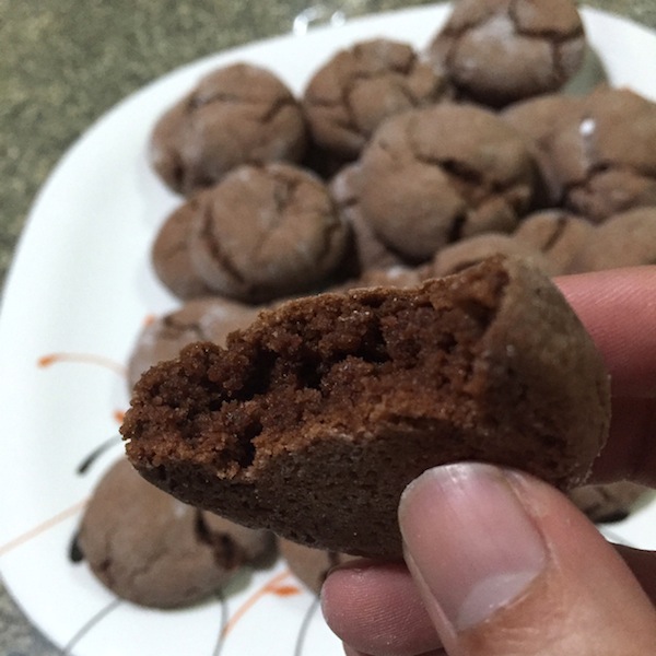 This is the cookie that wasn't flattened with the spoon. It's plumper. So you decide which one works for you and your family! :) 